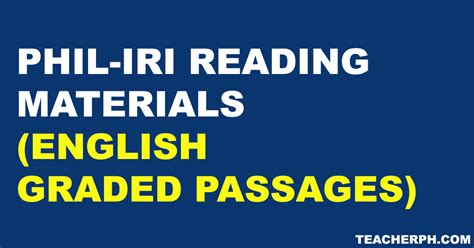phil iri reading materials